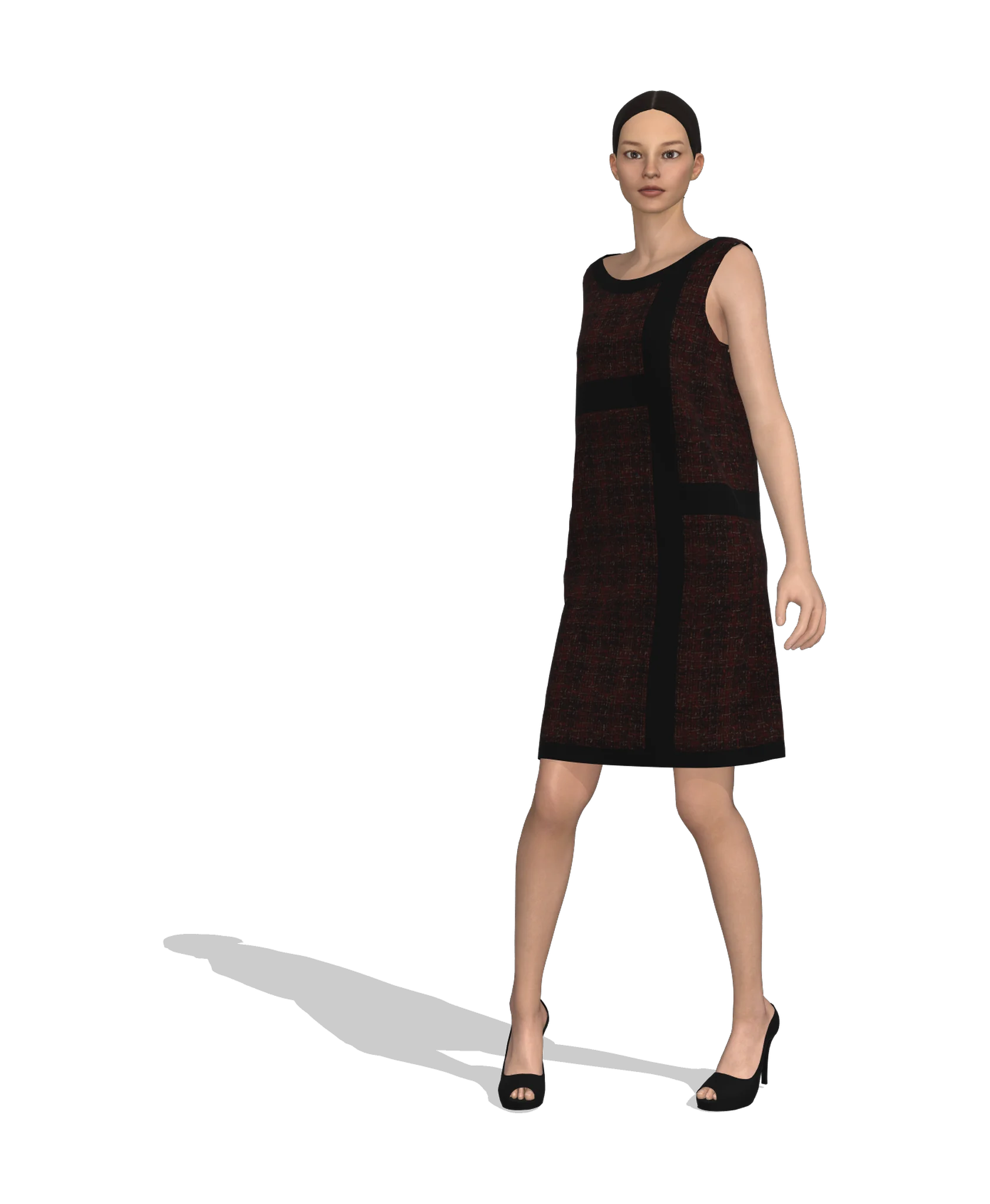 KDscion p45 sleeveless sheath dress